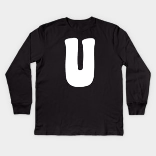 Letter U Kids Long Sleeve T-Shirt